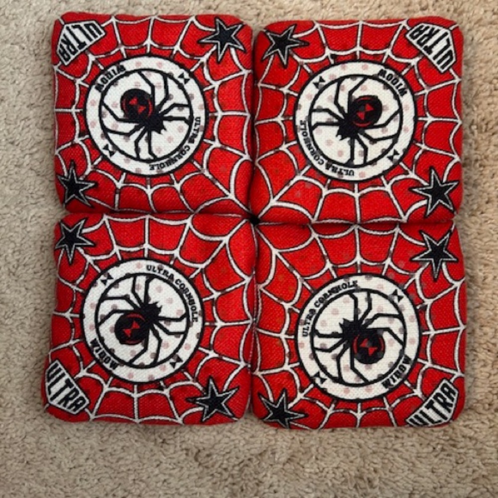 Ultra Cornhole Widow Bags ACL Pro Stamped 2023 RED